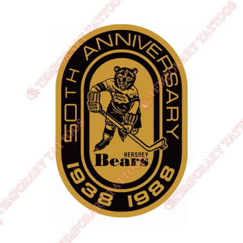Hershey Bears Customize Temporary Tattoos Stickers NO.9041
